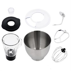 Миксер Kitfort КТ-1339-1, планетарный, 1200 Вт, 1.5 л, 6 скоростей + импульс, серебристый - фото 51402494