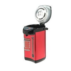 Термопот Sakura SA-335BR, 4.2 л, 750 Вт, 3 способа подачи воды, черно-красный - фото 51402644