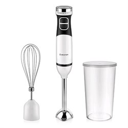 Блендер BRAYER BR1243, погружной, 800 Вт, 0.7 л, 2 скорости, белый - фото 51403075