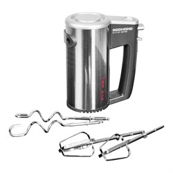 Миксер Redmond RHM-M2104, ручной, 500 Вт, 5 скоростей, 2 насадки, серебристый - фото 51403224