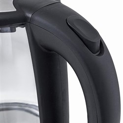 Чайник электрический Kitfort KT-619, стекло, 1.7 л, 2200 Вт, автоотключение, серебристый - фото 51403298