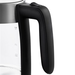 Чайник электрический Kitfort KT-641, стекло, 1.8 л, 2200 Вт, автоотключение, серебристый - фото 51403309