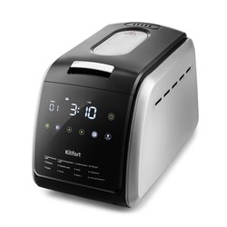 Хлебопечь Kitfort KT-305, 850 Вт, 12 программ, 1000/1250/1500 г, серебристо-чёрная - фото 51403413