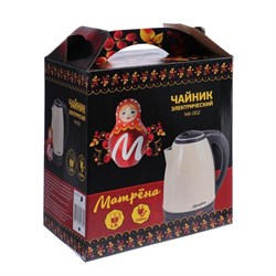 Чайник электрический «Матрёна» MA-002, металл, 1.8 л, 1500 Вт, бежевый - фото 51403490