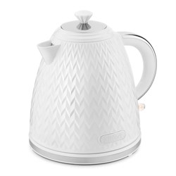 Чайник электрический Kitfort KT-681, пластик, 1.7 л, 2200 Вт, автоотключение, белый - фото 51403706
