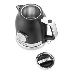 Чайник электрический Kitfort КТ-692-1, металл, 1.7 л, 2200 Вт, чёрный - фото 51403870