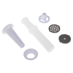 Мясорубка электрическая KELLI KL-5003, 2400 Вт, 2 скорости, 2 насадки, красная - фото 51403930