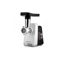 Мясорубка BRAYER BR1600, 1300 Вт, 1.5 кг/мин, реверс, бело-чёрная - фото 51404005