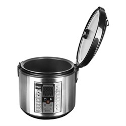 Мультиварка REDMOND RMC-M25, 860 Вт, 5 л, 16 программ, антипригарное покрытие, черная/сталь - фото 51404156