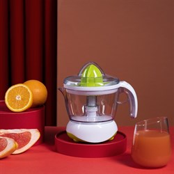 Соковыжималка Luazon LJE-001, для цитрусовых, 40 Вт, 0,7 л, бело-оранжевая - фото 51404428
