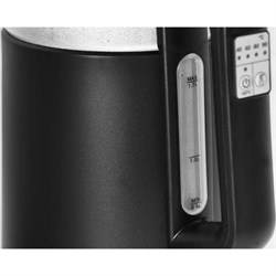 Чайник электрический Oursson EK1733WD/BL, пластик, колба стекло, 1.7 л, 2200 Вт, чёрный - фото 51404442