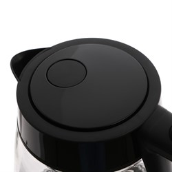 Чайник электрический Tefal KI840830, стекло, 1.7 л, 2200 Вт, чёрный - фото 51404562