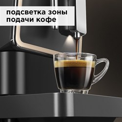Кофемашина REDMOND RCM-1526, автоматическая, 1470 Вт, 1.1. л, чёрная - фото 51404655
