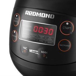 Мультиварка REDMOND RMC-03, 350 Вт, 2 л, 9 программ, керамическое покрытие, чёрная - фото 51404680