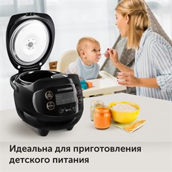 Мультиварка REDMOND RMC-03, 350 Вт, 2 л, 9 программ, керамическое покрытие, чёрная - фото 51404682