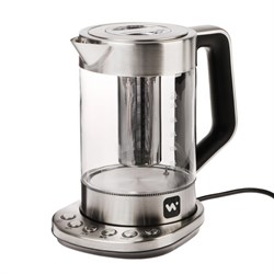 Чайник электрический Windigo LSK-1807, стекло, 1.7 л, 2200 Вт, регулировка t° - фото 51404884