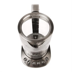 Чайник электрический Windigo LSK-1807, стекло, 1.7 л, 2200 Вт, регулировка t° - фото 51404889