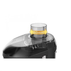 Соковыжималка Moulinex JU420D10, центробежная, 400 Вт, 2 скорости, 1.25 л, серебристая - фото 51405242