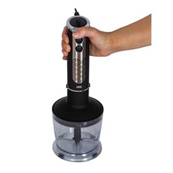 Блендер JVC JK-HB5035, погружной, 1200 Вт, 600 мл, 5 скоростей, чёрный - фото 51405314