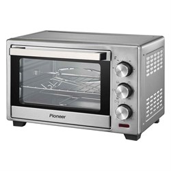 Мини-печь Pioneer MO5011G, 1600 Вт, 6 режимов, 25 л, серебристая - фото 51405528