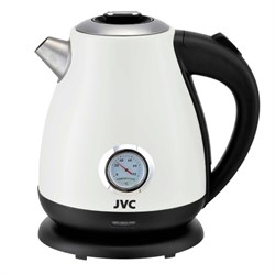 Чайник электрический JVC JK-KE1717, нержавеющая сталь, 2200 Вт, 1.7 л, белый - фото 51405755
