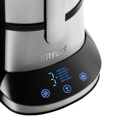 Соковыжималка Kitfort КТ-1112, центробежная, 1000 Вт, 16000 об/мин, серебристая - фото 51405861