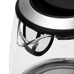 Чайник электрический ENERGY E-295, стекло, 2 л, 2200 Вт, чёрный - фото 51405865