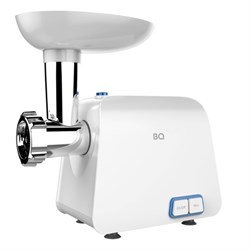 Мясорубка BQ MG1004, 2100 Вт, 2.4 кг/мин, реверс, белая - фото 51405964