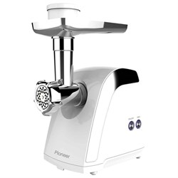 Мясорубка электрическая Pioneer MG109, 1800Вт, реверс, 1 скорость, цвет белый - фото 51406135