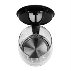 Чайник электрический Centek CT-0015, стекло, 2 л, 2200 Вт, чёрный - фото 51406428