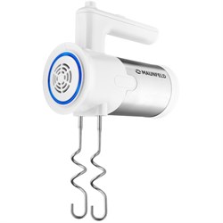 Миксер MAUNFELD MF-321WH, ручной, 300 Вт, 5 скоростей, 4 насадки, белый - фото 51406520