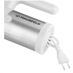 Миксер MAUNFELD MF-321WH, ручной, 300 Вт, 5 скоростей, 4 насадки, белый - фото 51406524