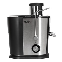 Соковыжималка econ ECO-052JC, 800 Вт, 0.5 л, 2 скорости, чёрно-серебристая - фото 51406663