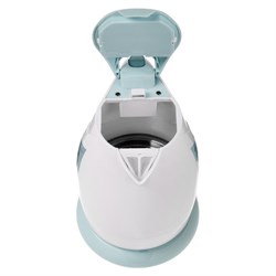 Чайник электрический ENERGY E-209, пластик, 1 л, 850 Вт, бело-голубой - фото 51407191