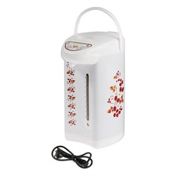 Термопот МАТРЕНА МА-111, 750 Вт, 5 л, регулировка t°, белый с рисунком - фото 51407197