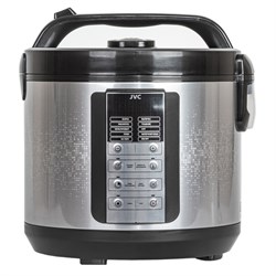 Мультиварка jvc JK-MC500, 860 Вт, 5 л, 11 программ, серебристо-чёрный - фото 51407276