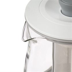 Чайник электрический TEFAL BJ551B10, стекло, 1.5 л, 1430 Вт, регулировка t°, белый - фото 51407319