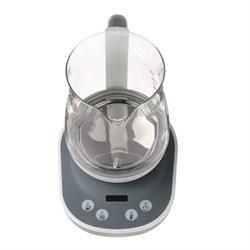 Чайник электрический TEFAL BJ551B10, стекло, 1.5 л, 1430 Вт, регулировка t°, белый - фото 51407321