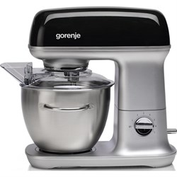 Миксер планетарный Gorenje MMC1000RLBK, 1000 Вт, чаша 4.5 л, 7 скоростей, 4 насадки, чёрный - фото 51407594