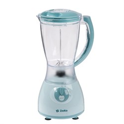 Блендер DELTA DL-7310, стационарный, 350 Вт, 1.5/0,05 л, 4 скорости, голубой - фото 51407664