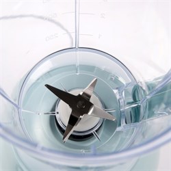 Блендер DELTA DL-7310, стационарный, 350 Вт, 1.5/0,05 л, 4 скорости, голубой - фото 51407669