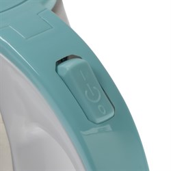 Чайник электрический ENERGY E-202, металл, 1,8 л, 1500 Вт, серебристо-голубой - фото 51407824