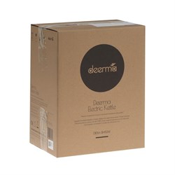 Чайник электрический DEERMA DEM-SH50W, стекло, 1.7 л, 2200 Вт, регулировка t°, серебристый - фото 51408418