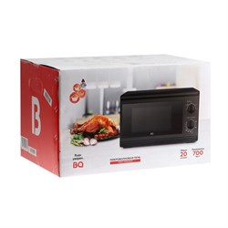 Микроволновая печь BQ MWO-24000SM, 700 Вт, 20 л, чёрная - фото 51408441