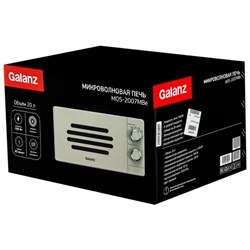 Микроволновая печь Galanz MOS-2007MBe, 700 Вт, 20 л, бежевая - фото 51408545