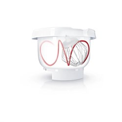 Кухонная машина Bosch MUMP1000, 600 Вт, 3.9 л, 4 скорости, 3 насадки, белая - фото 51408790