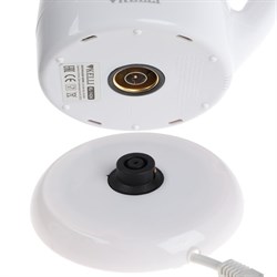 Чайник электрический KELLI KL-1426, пластик, 1 л, 900 Вт, белый - фото 51408855