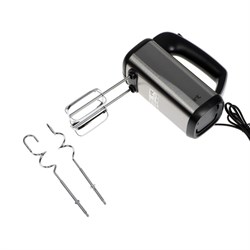 Миксер Irit IR-5440, ручной, 400 Вт, 2 насадки, 5 скоростей, чёрно-серебристый - фото 51408894