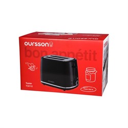 Тостер Oursson TO2112/BL, 930 Вт, 2 тоста, цвет чёрный - фото 51409139