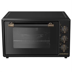 Мини-печь MAUNFELD MMO-373MB02, 1400 Вт, 37 л, 50-280°С, таймер, чёрная - фото 51409192